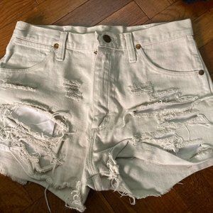 Vintage Wrangler Cream Shorts